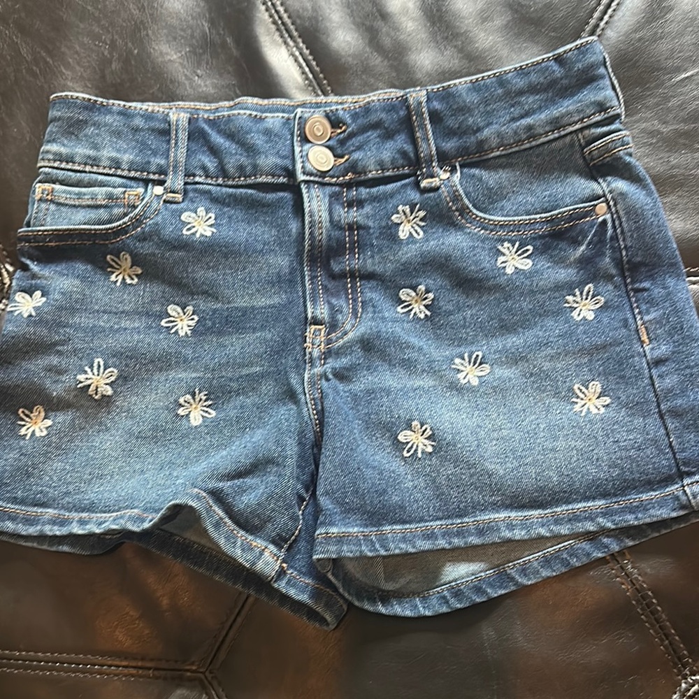Embroidered Denim Women Shorts